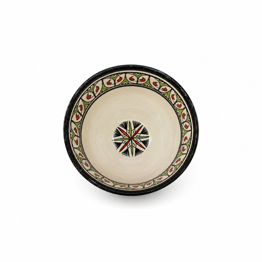Premium Handcrafted Ceramic Bowl – Elegant Artisan Pottery for Dining & Décor - M2 (7)