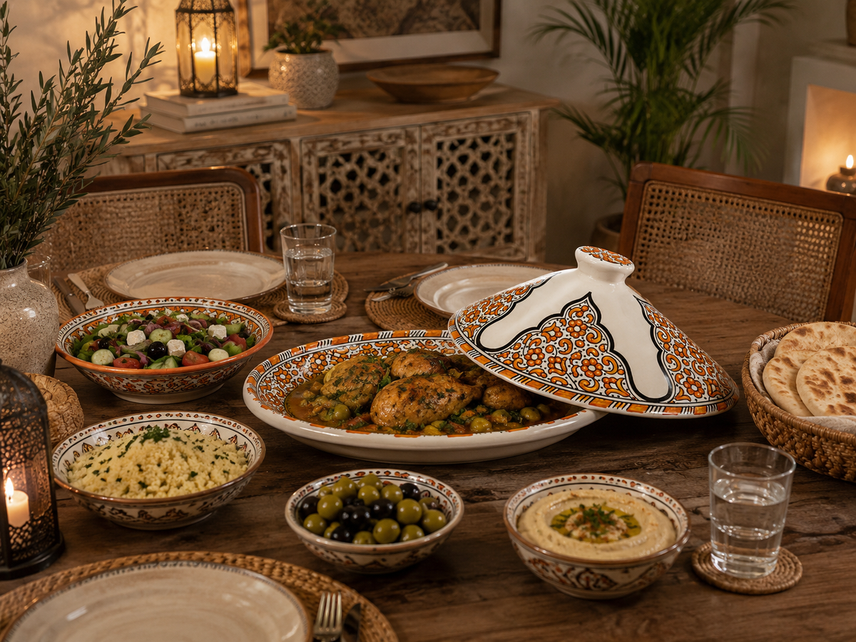 Moroccan Serving Oasis Tagine - M52 (04)