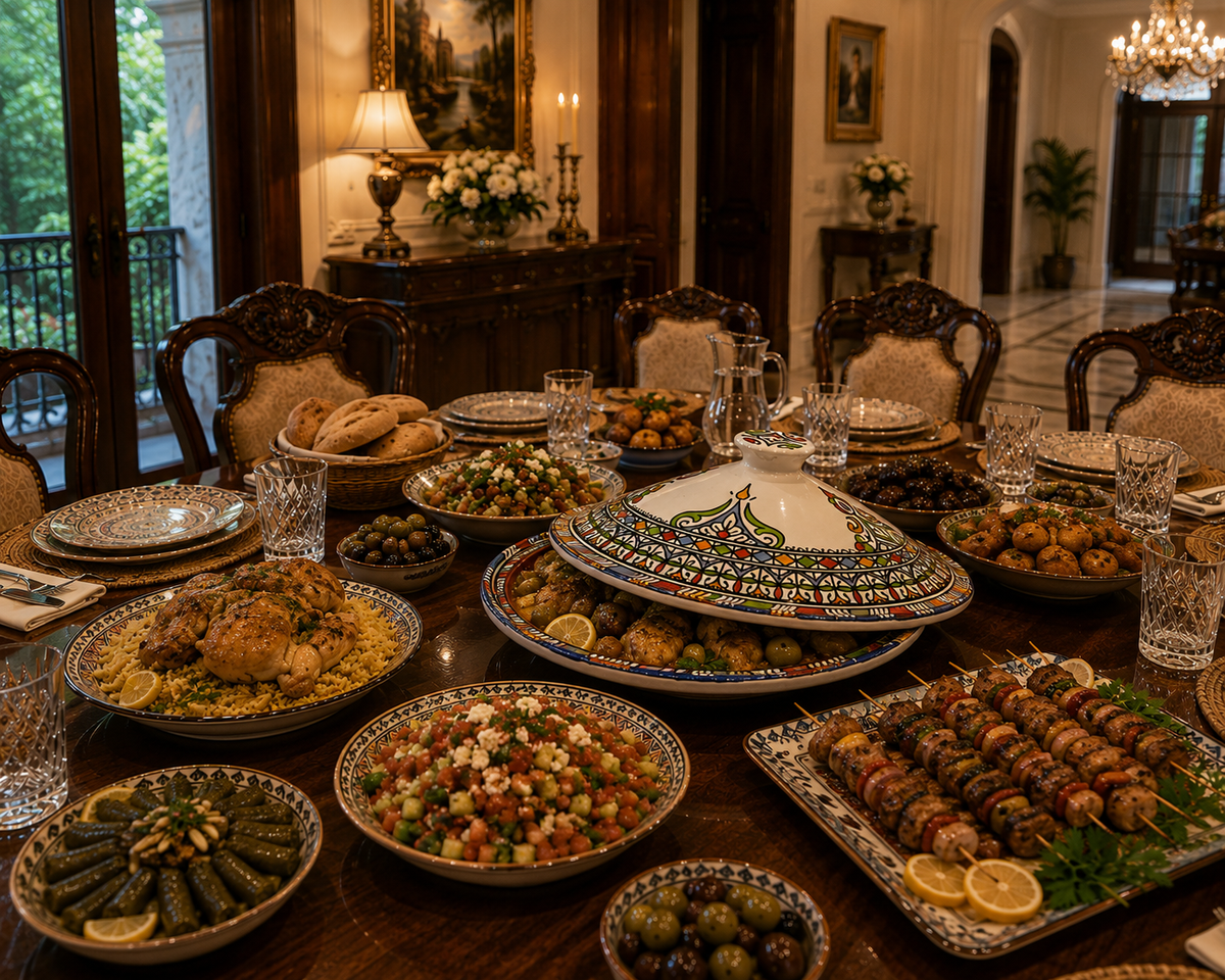 Moroccan Serving Oasis Tagine - M52 (01)