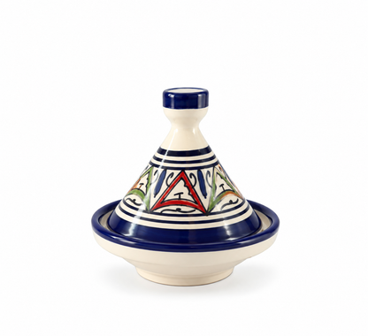 Handcrafted Moroccan Ceramic Mini Tagine Dish - M66