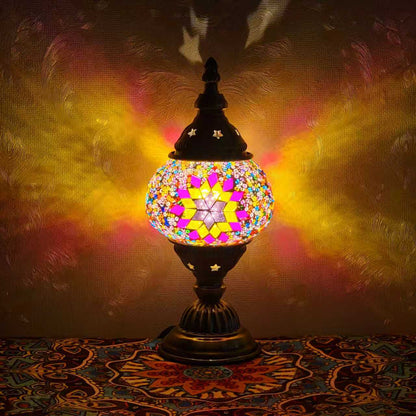 Turkish Table Mosaic Lamp - 3303-1T