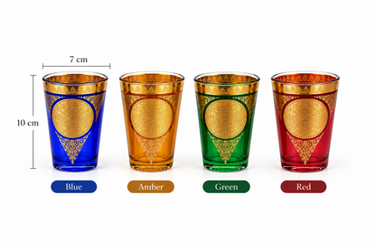 Layali Al Andalus Moroccan Tea Glass 12pcs Set - M166