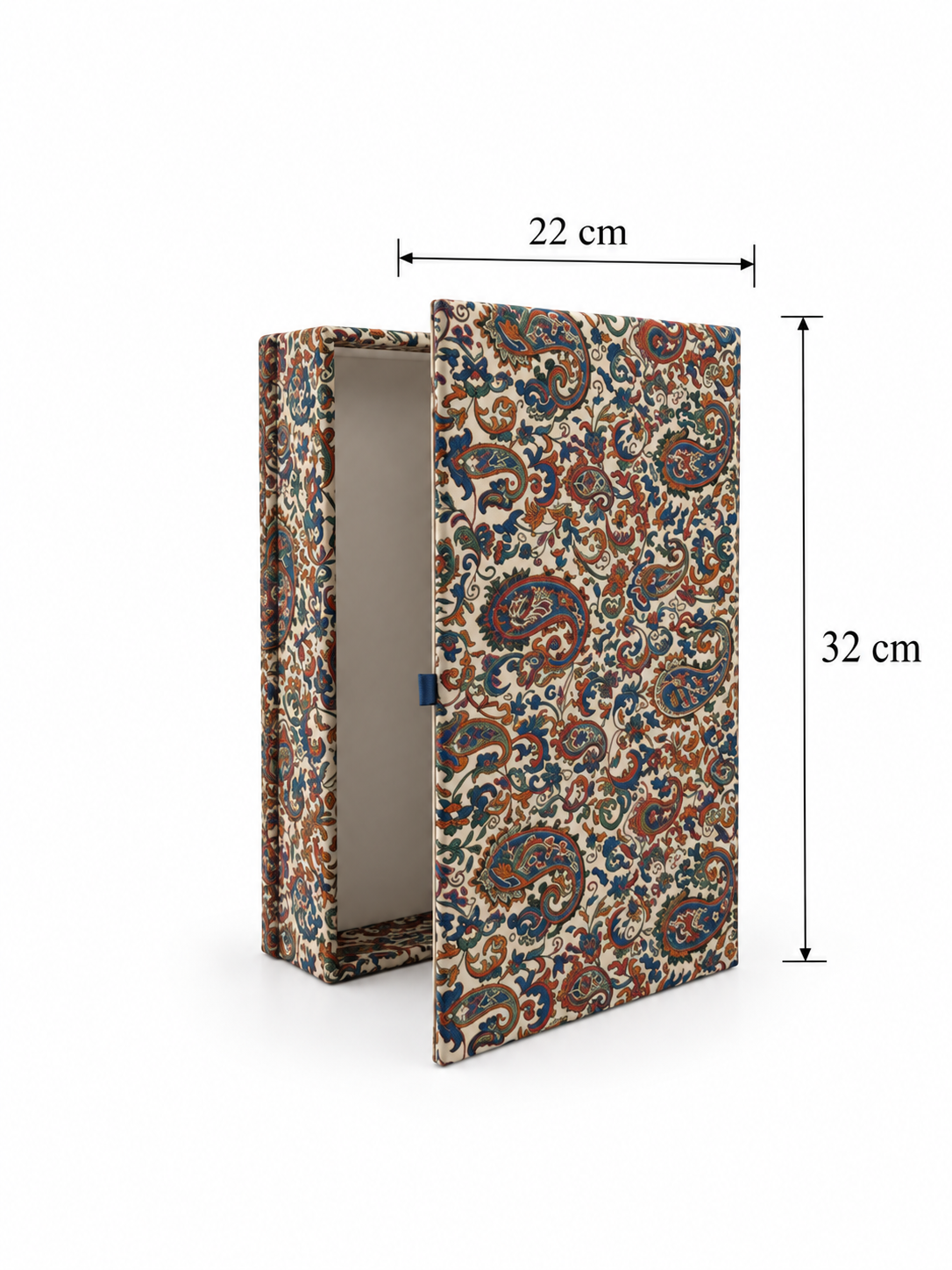 Sapphire Mirage Keepsake Termeh Treasure Box - (22x32cm)