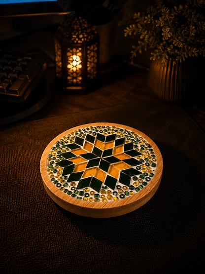 Sultan’s Star Mosaic Coaster Collection -1001 (9.5cm)