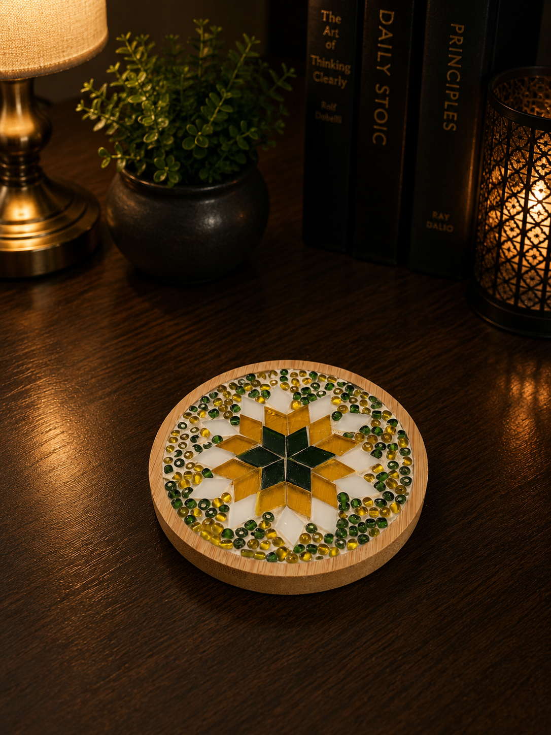 Sultan’s Star Mosaic Coaster Collection -1001 (9.5cm)