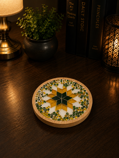 Sultan’s Star Mosaic Coaster Collection -1001 (9.5cm)