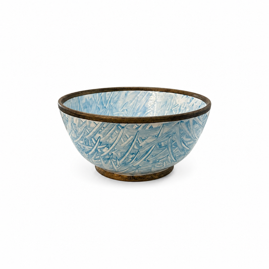Moroccan Sapphire Wave Luxury-Copper Ceramic Handcrafted Basin
- M42