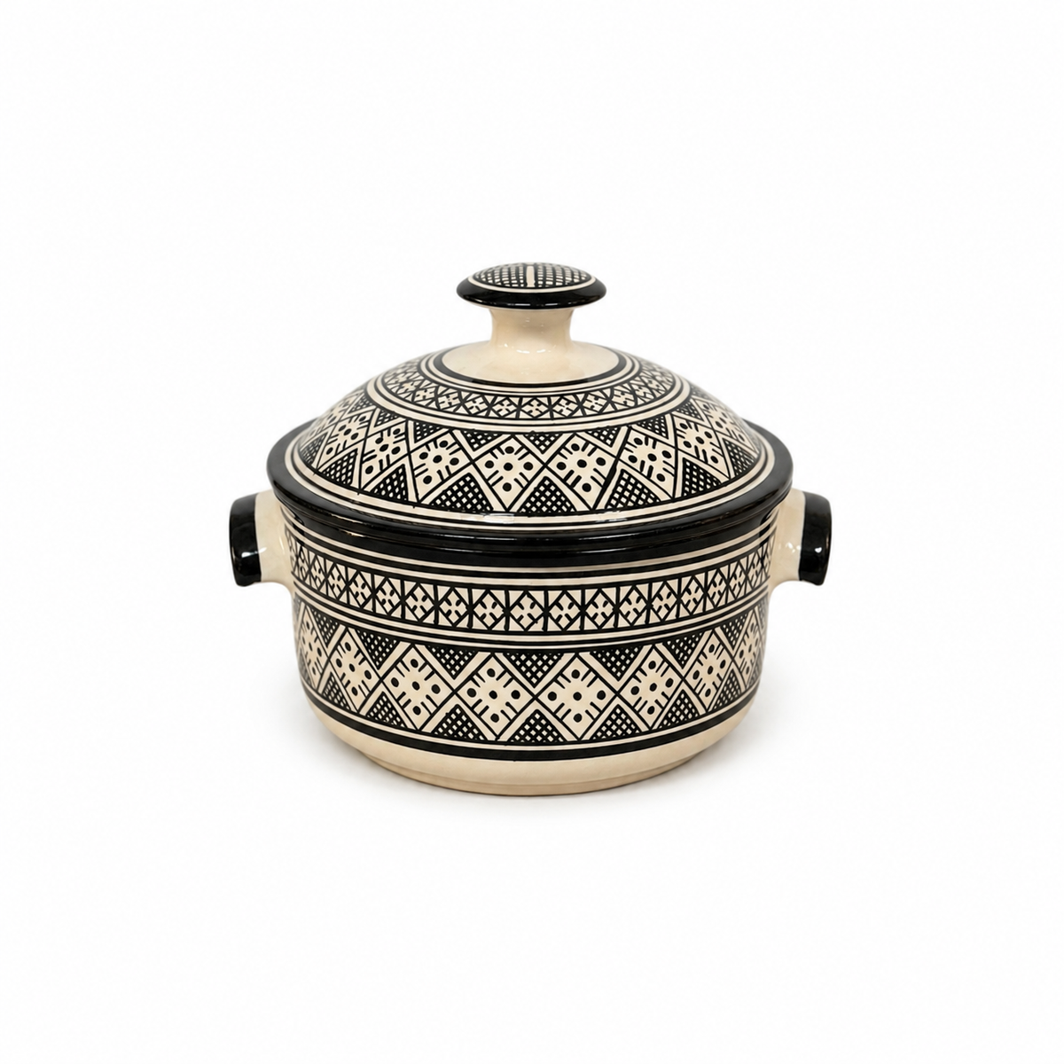 Handcrafted Ceramic Casserole Pot - M69 (08)