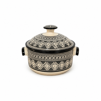 Handcrafted Ceramic Casserole Pot - M69 (08)