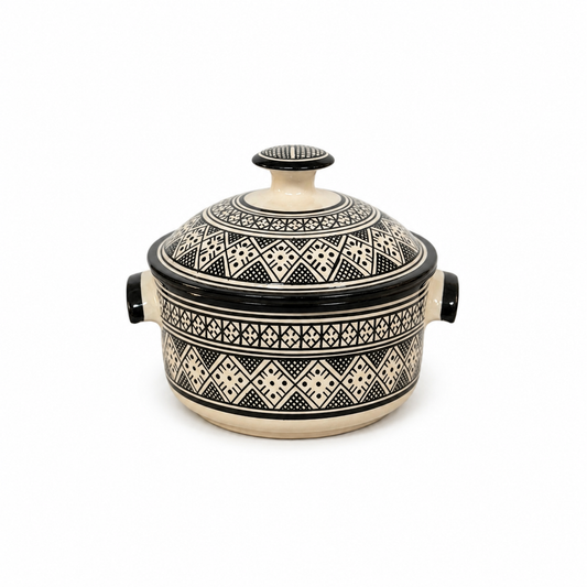 Handcrafted Ceramic Casserole Pot - M69 (08)