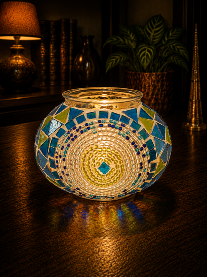 Elegant Turkish Mosaic Glass - (13cm)