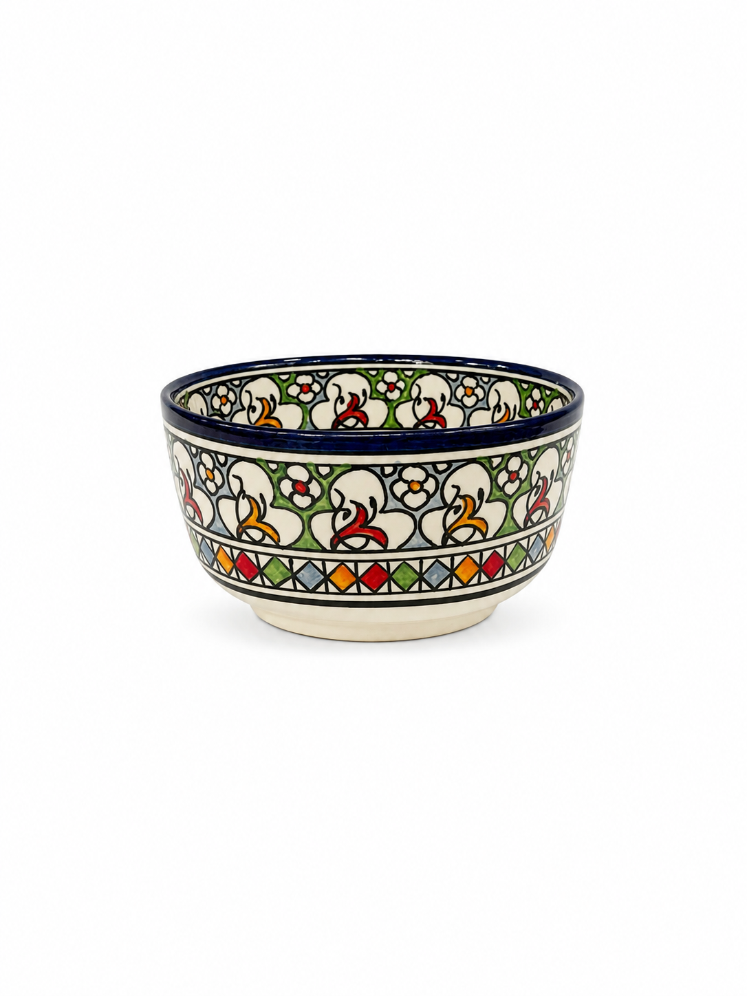 Premium Handcrafted Ceramic Bowl – Elegant Artisan Pottery for Dining & Décor - M2 (6)