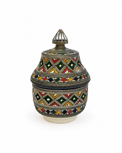 Alhambra Moroccan Treasure Jar - M145 (03)