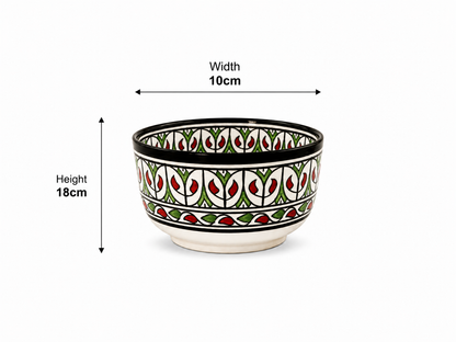 Premium Handcrafted Ceramic Bowl – Elegant Artisan Pottery for Dining & Décor - M2 (7)