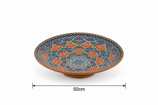 Orlisse Arabesque Reverie Moroccan Decorative Plate - (50cm)
