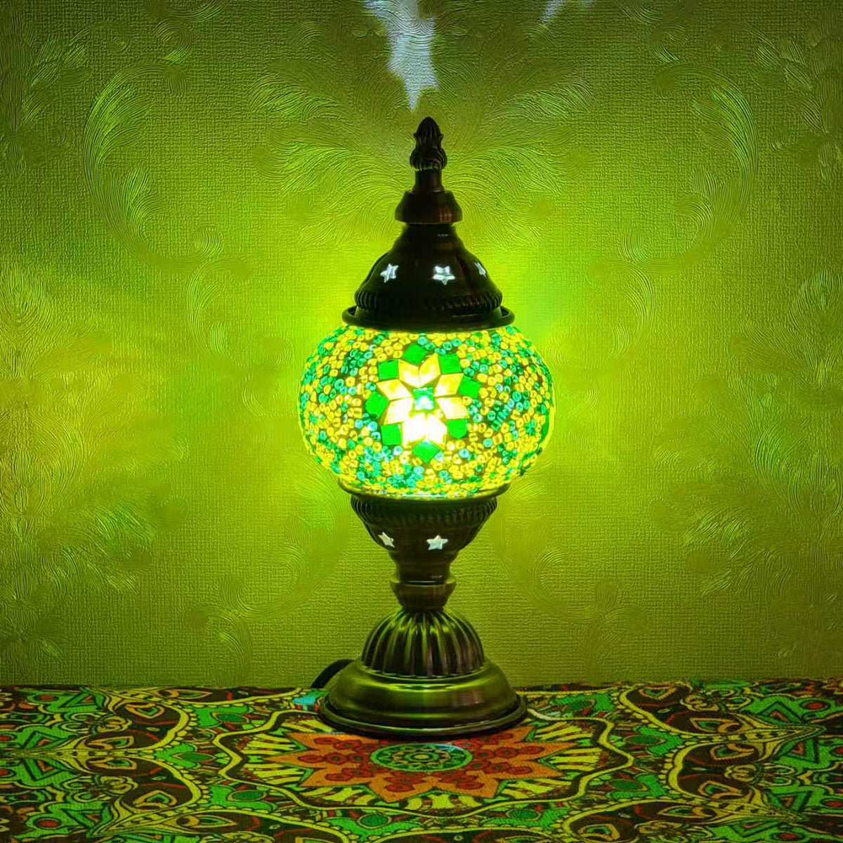 Turkish Table Mosaic Lamp - 3303-1T