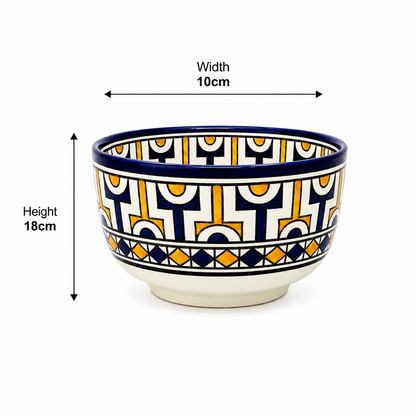 Premium Handcrafted Ceramic Bowl – Elegant Artisan Pottery for Dining & Décor - M2 (17)