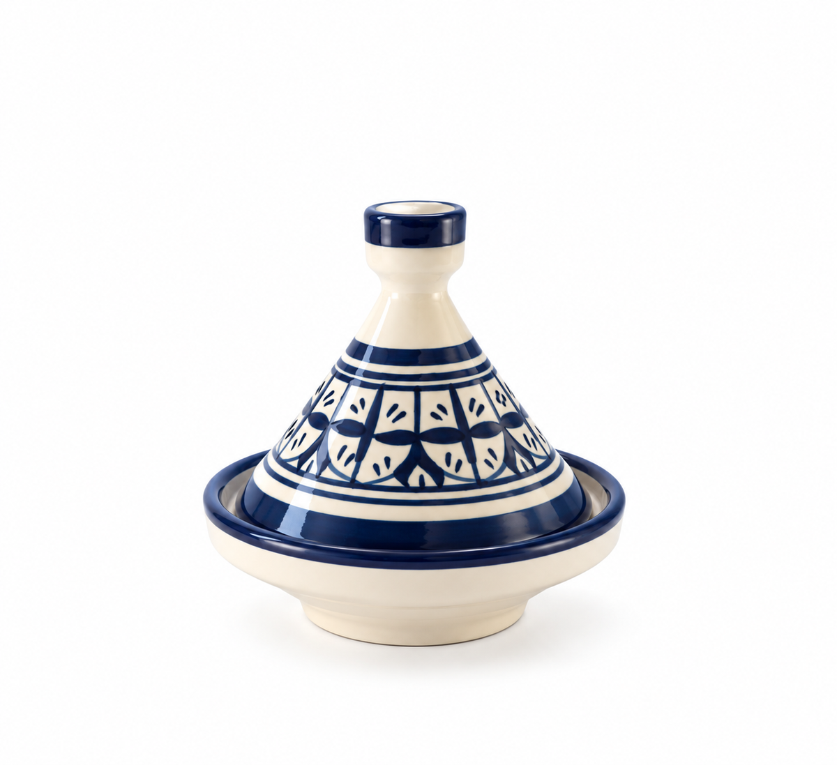 Handcrafted Moroccan Ceramic Mini Tagine Dish - M66
