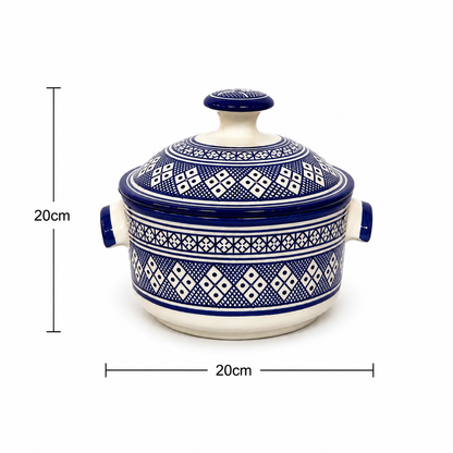 Handcrafted Ceramic Casserole Pot - M69 (10)