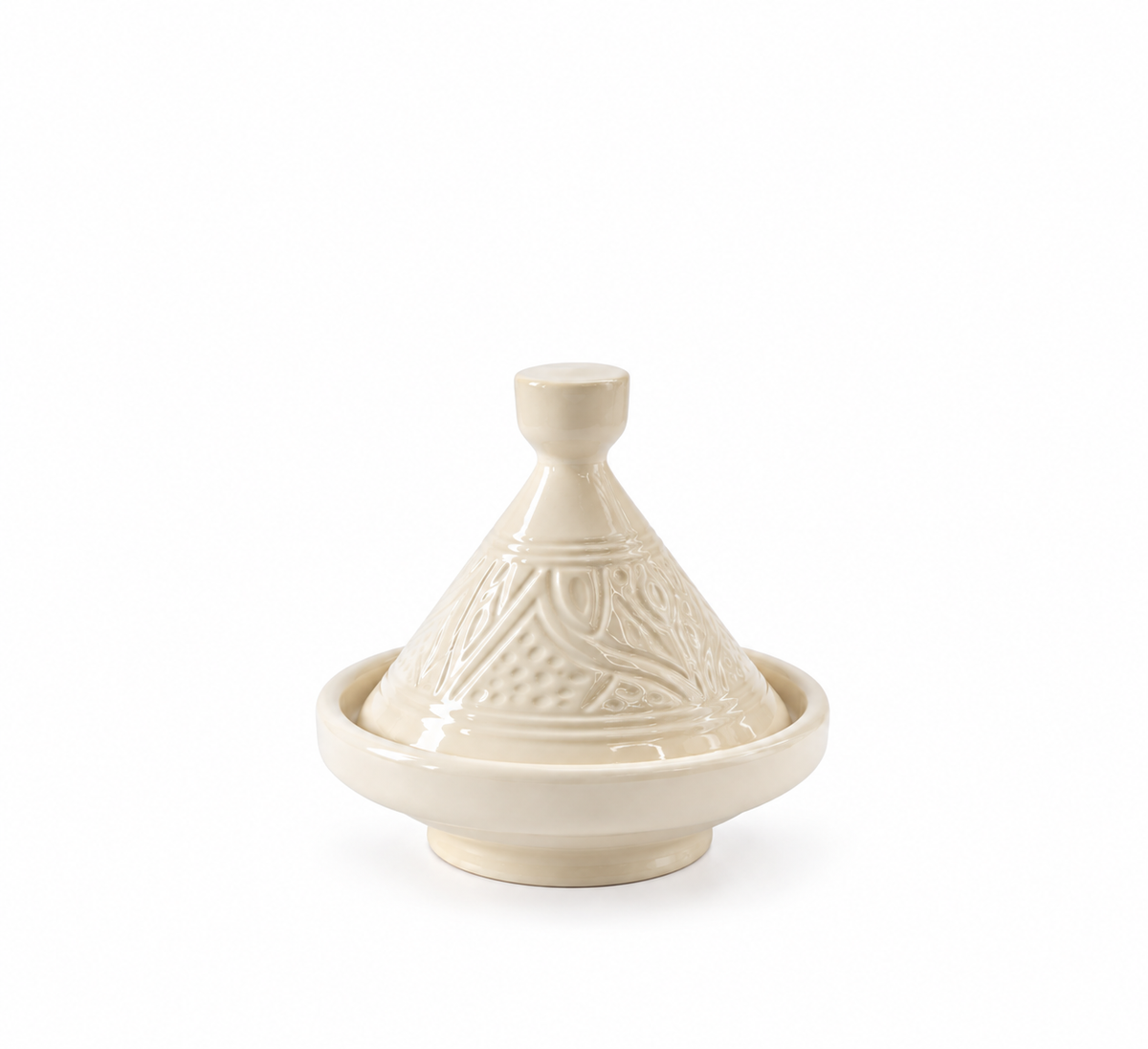 Handcrafted Moroccan Ceramic Mini Tagine Dish - M66