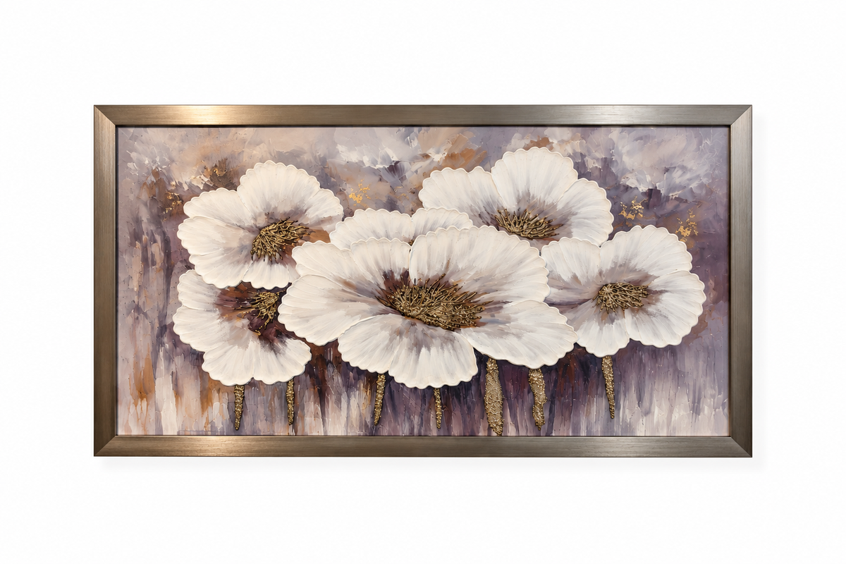Maison des Fleurs Decorative Wall Art Frame - (55x95cm)