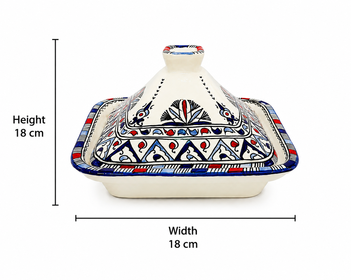 Royal Kasbah Moroccan Handcrafted Tagine - M33 (04)