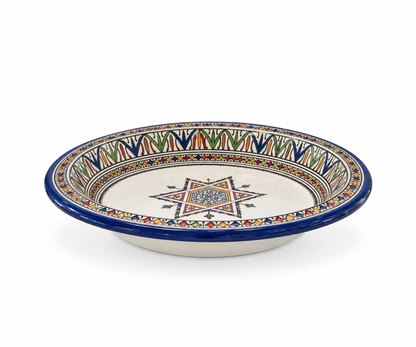Andalusian Star Artisan Handcrafted Serving Plate - M3