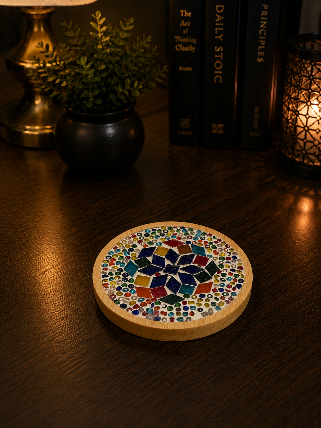 Sultan’s Star Mosaic Coaster Collection -1001 (9.5cm)