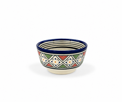 Kasbah Artisan Moroccan Handcrafted Table Ceramic Bowl - M72