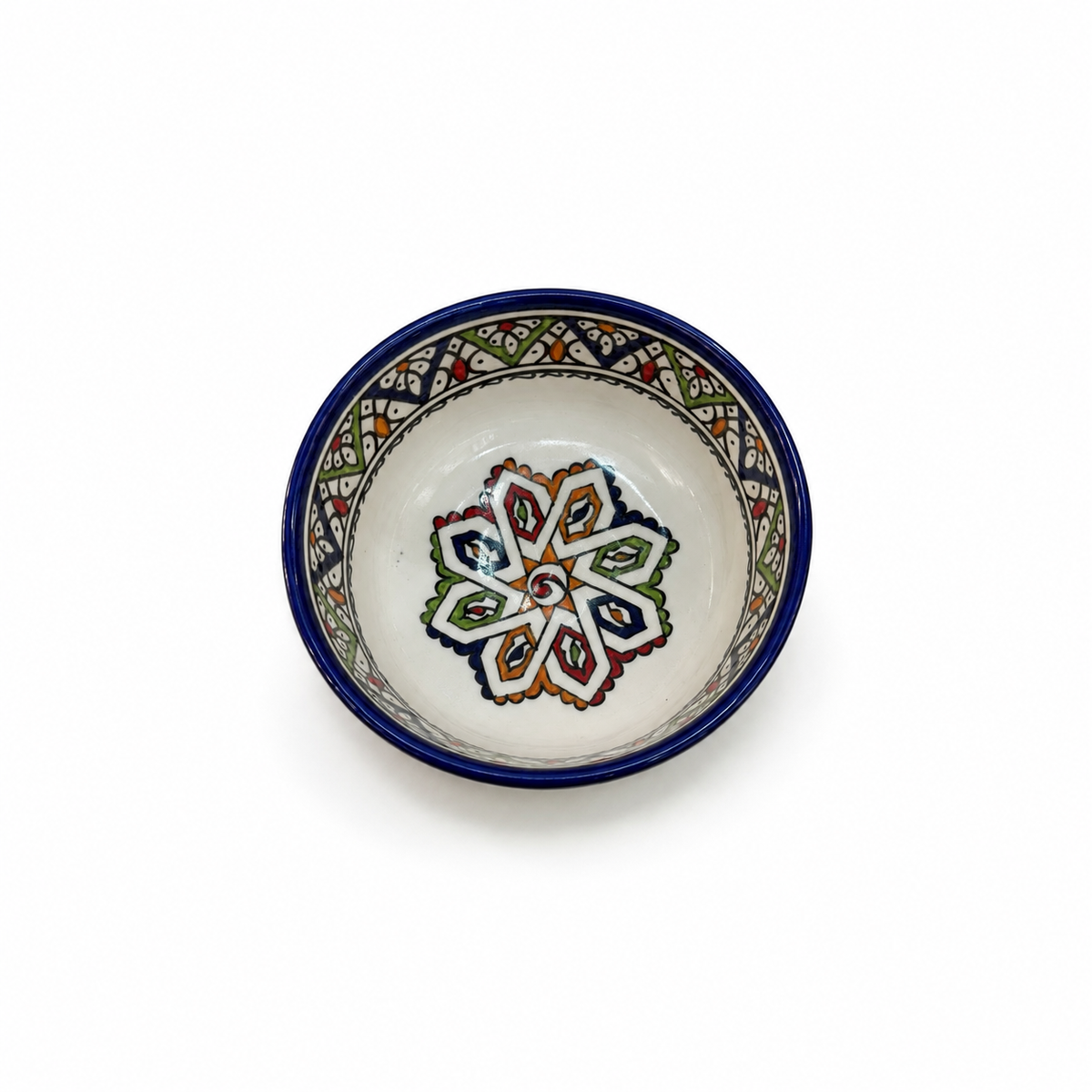 Premium Handcrafted Ceramic Bowl – Elegant Artisan Pottery for Dining & Décor - M2 (2)