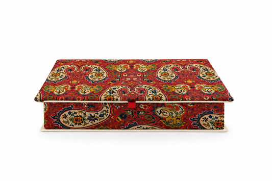 Imperial Paisley Termeh Treasure Box - (18x26cm)