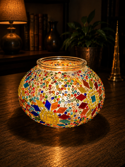 Elegant Turkish Mosaic Glass - (13cm)