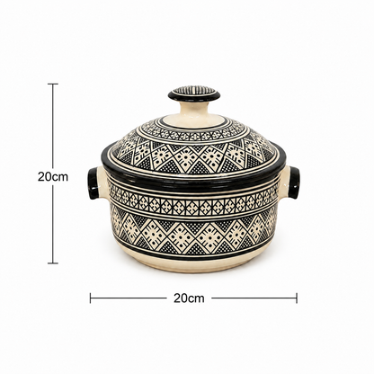 Handcrafted Ceramic Casserole Pot - M69 (08)