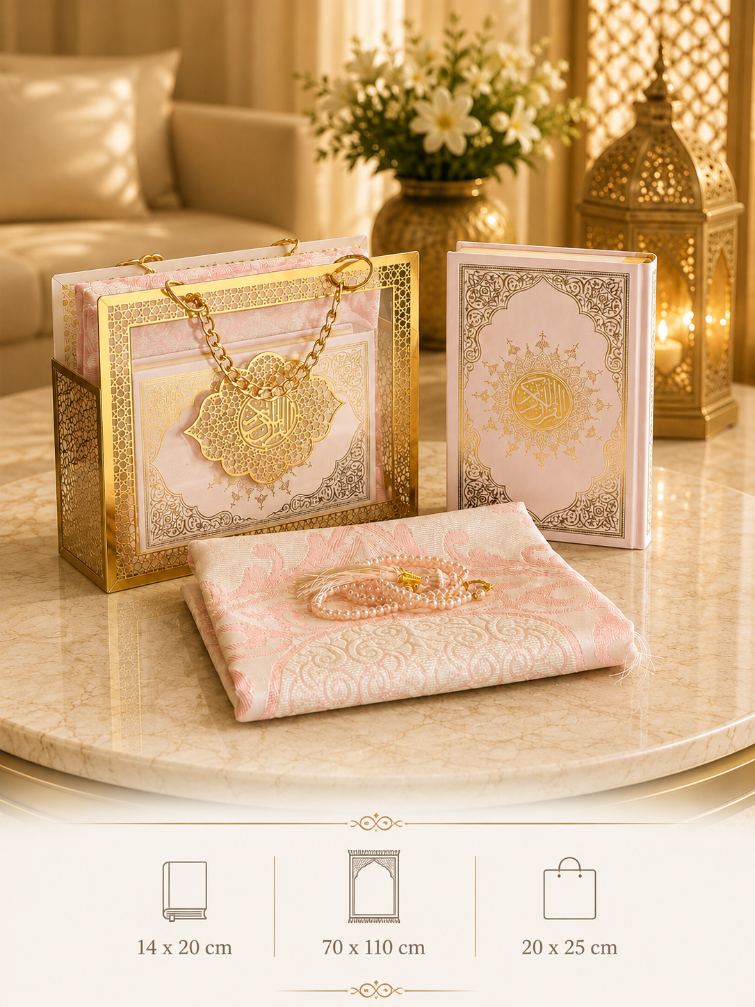 Noor Al Hadi Luxury Prayer Gift Set -0523-