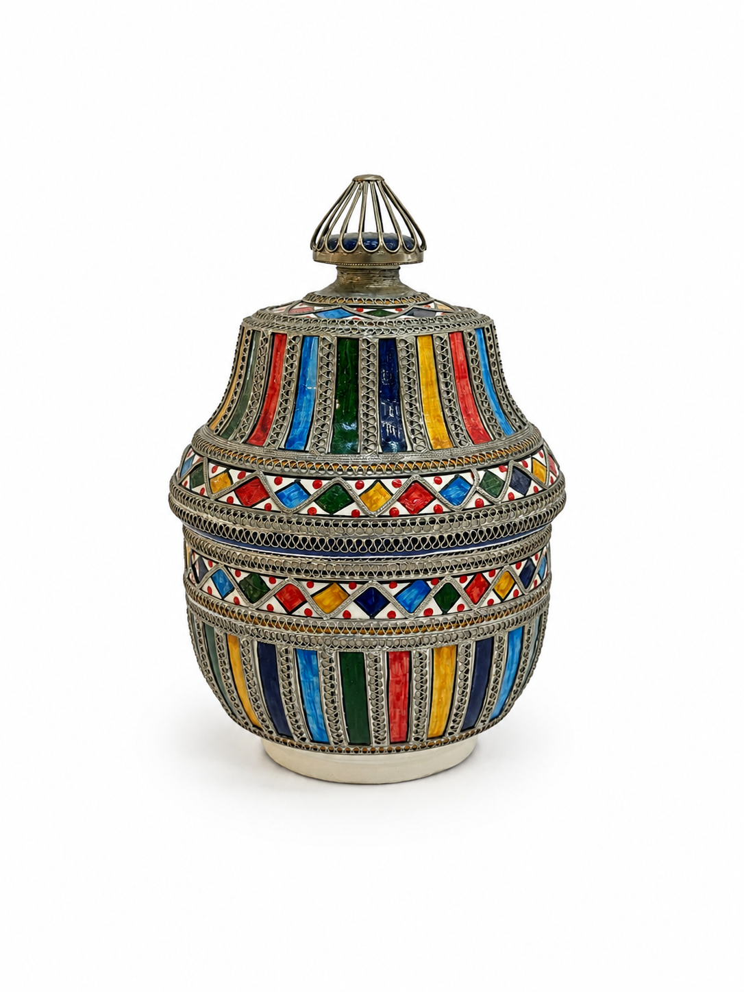 Alhambra Moroccan Treasure Jar - M145 (04)