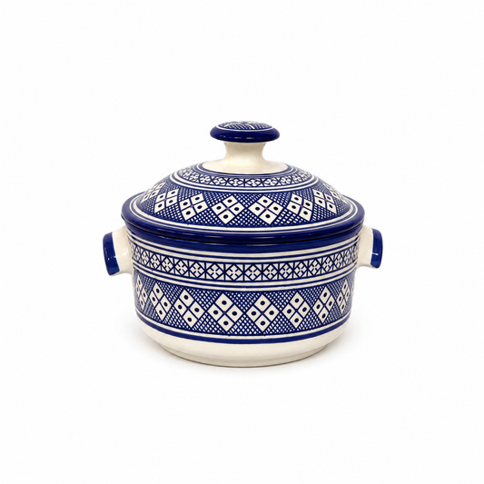 Handcrafted Ceramic Casserole Pot - M69 (10)