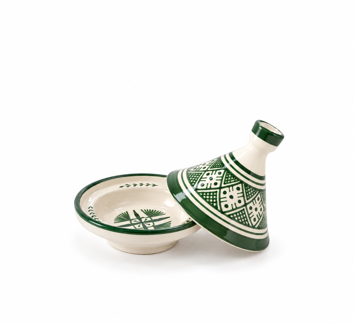 Handcrafted Moroccan Ceramic Mini Tagine Dish - M66