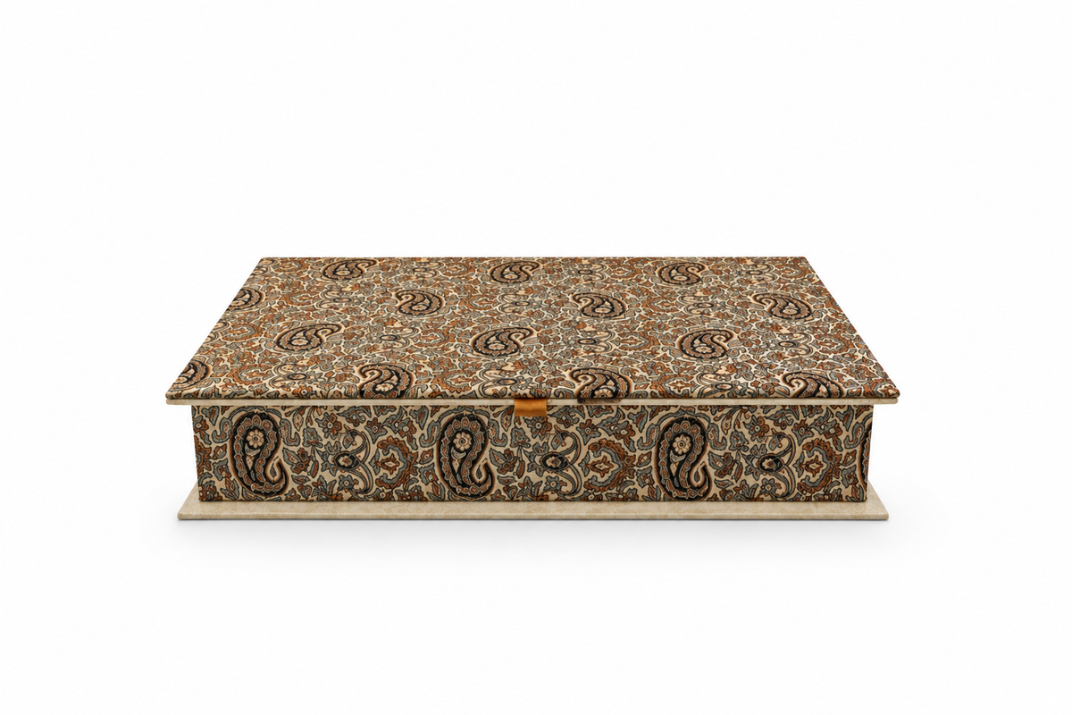 Desert Mirage Keepsake Termeh Treasure Box - (22x32cm)