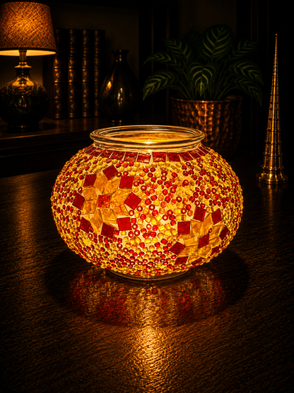 Elegant Turkish Mosaic Glass - (13cm)