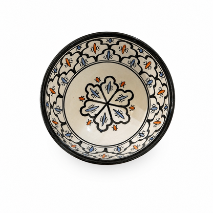 Traditional Hand-Painted Ceramic Bowl Artisan Decorative Serving Dish - M1 (08)