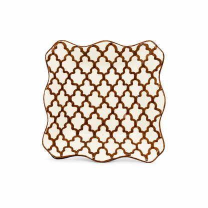 Moroccan Mosaic Mirage Square Ceramic Dish 20cm - M61