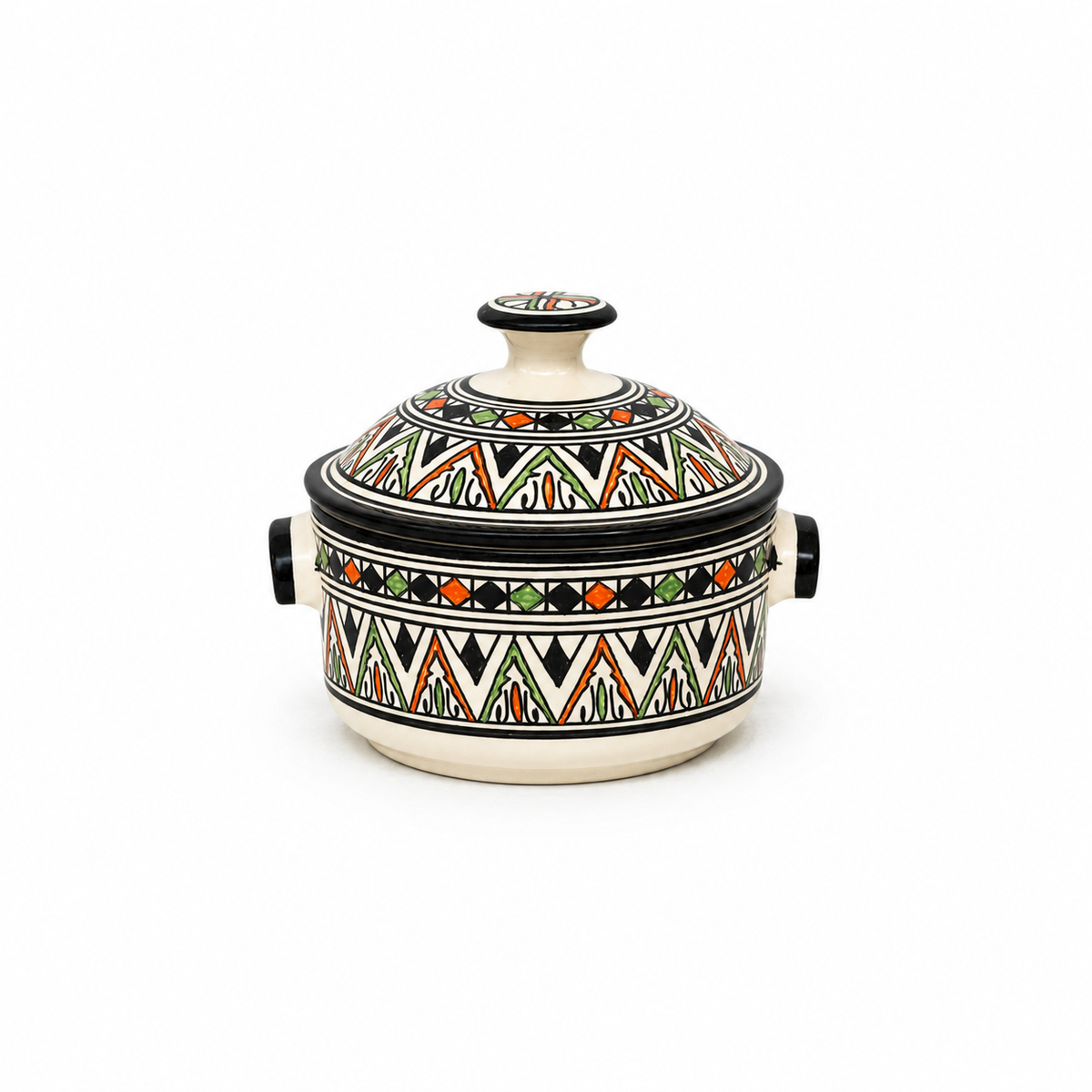 Handcrafted Ceramic Casserole Pot - M69 (04)