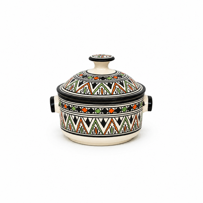 Handcrafted Ceramic Casserole Pot - M69 (04)