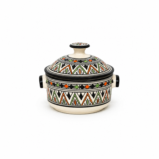 Handcrafted Ceramic Casserole Pot - M69 (04)
