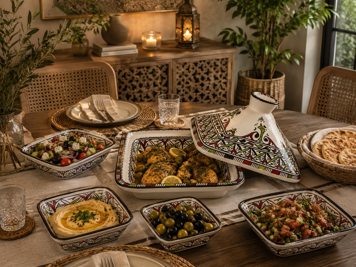 Royal Kasbah Moroccan Handcrafted Tagine - M33 (03)