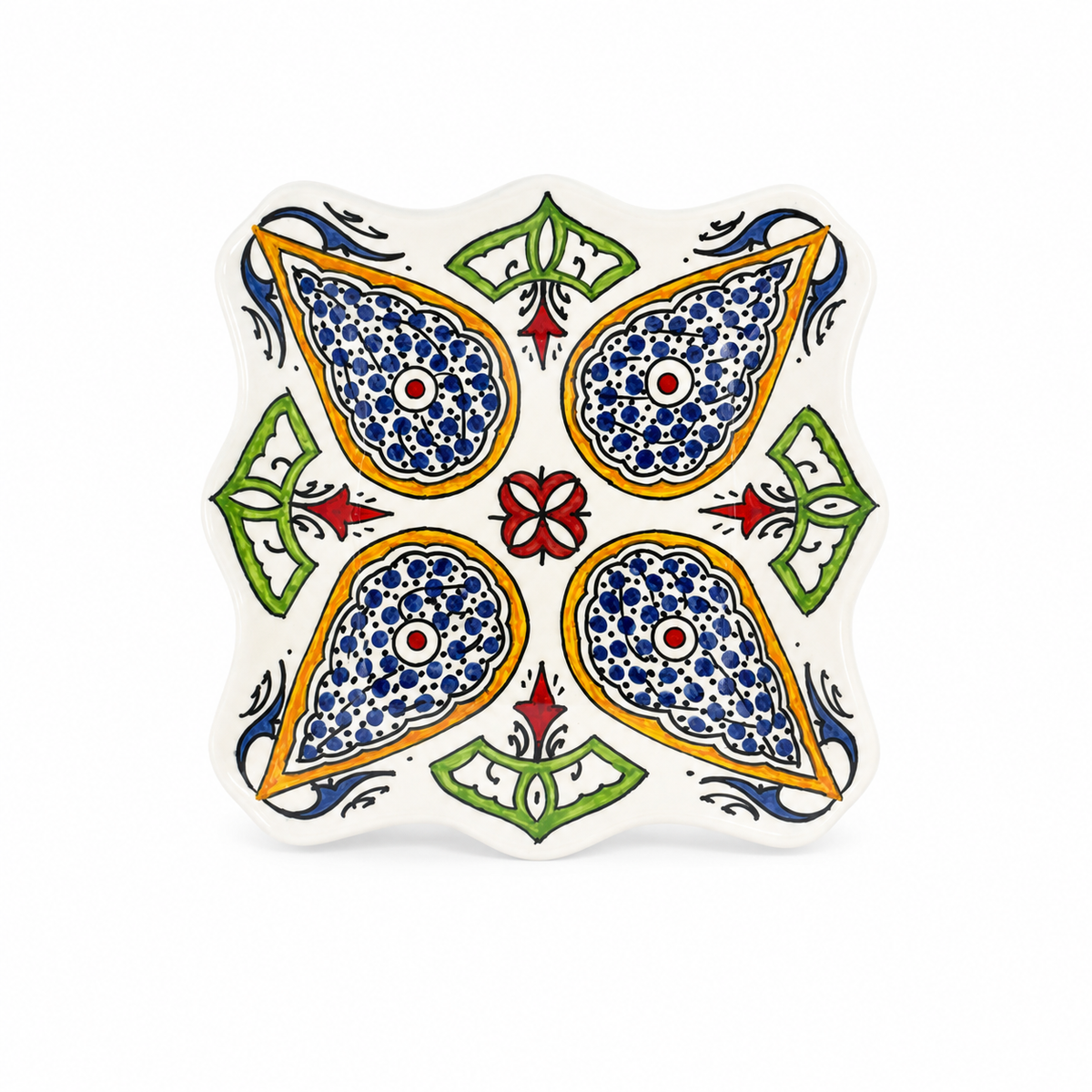 Moroccan Mosaic Mirage Square Ceramic Dish 20cm - M61