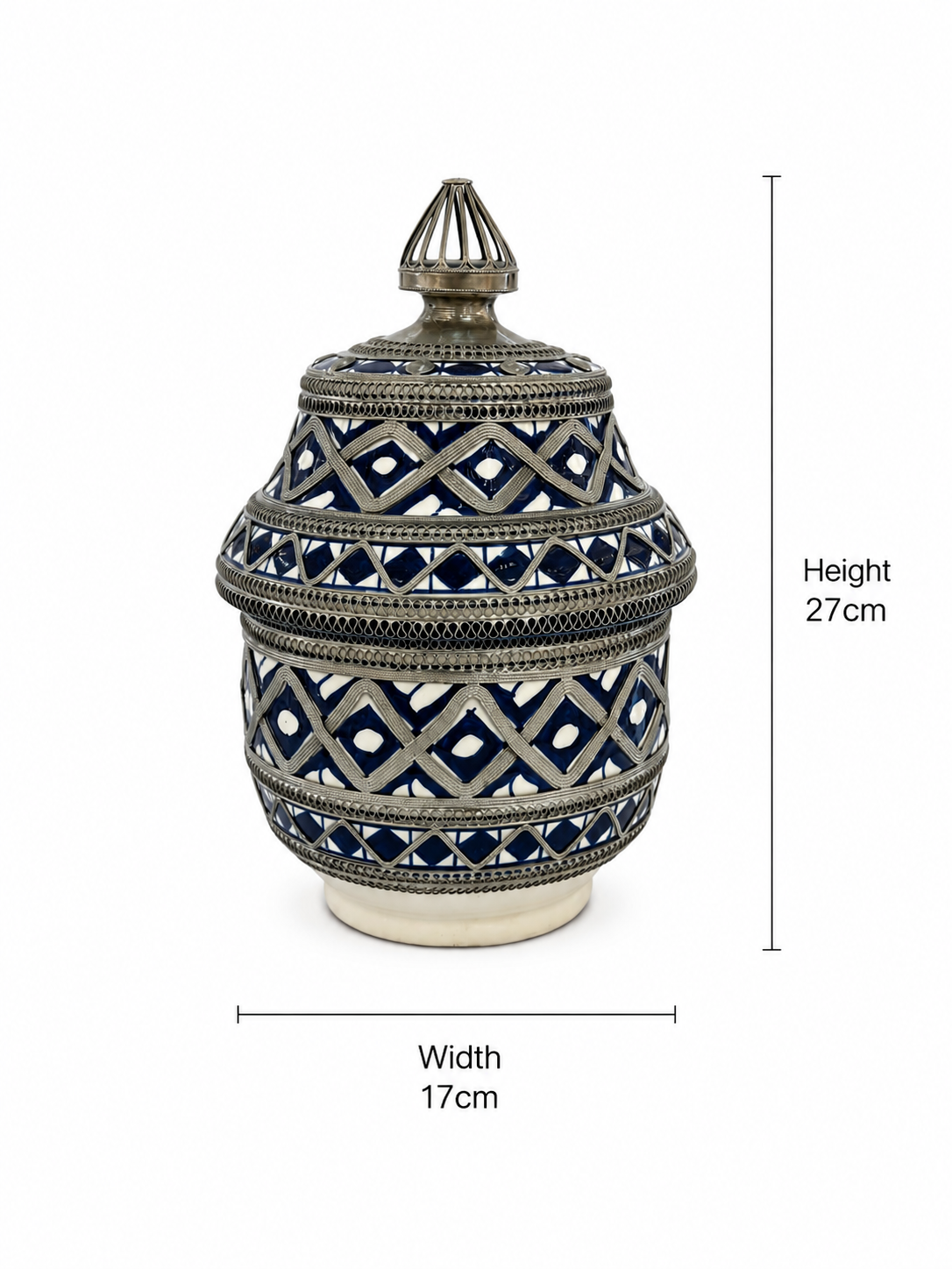 Alhambra Moroccan Treasure Jar
- M145 (01)