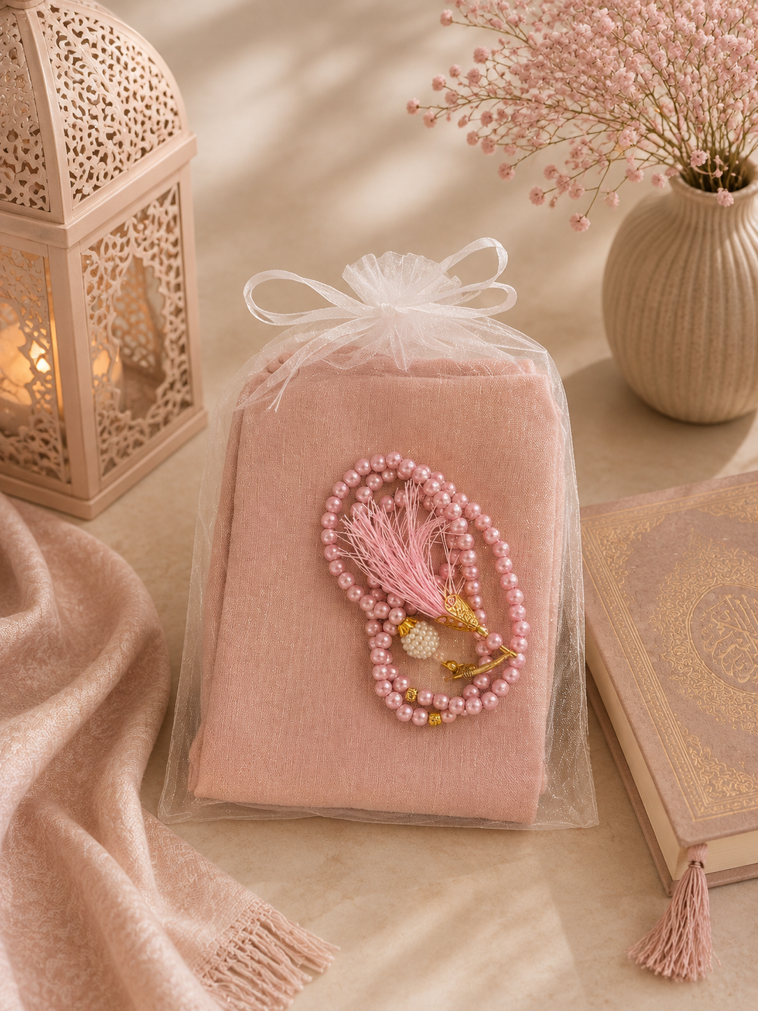 Eternal Grace Hijab & Tasbih Set -1106-