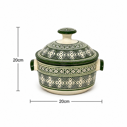 Handcrafted Ceramic Casserole Pot - M69 (09)