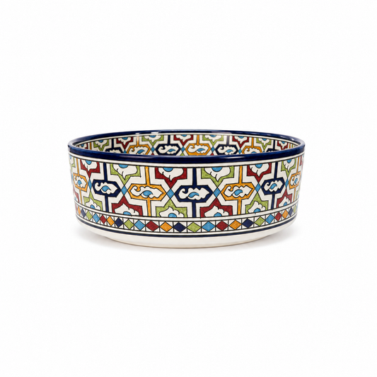 Medina Jewel Ceramic Moroccan Basin - M36